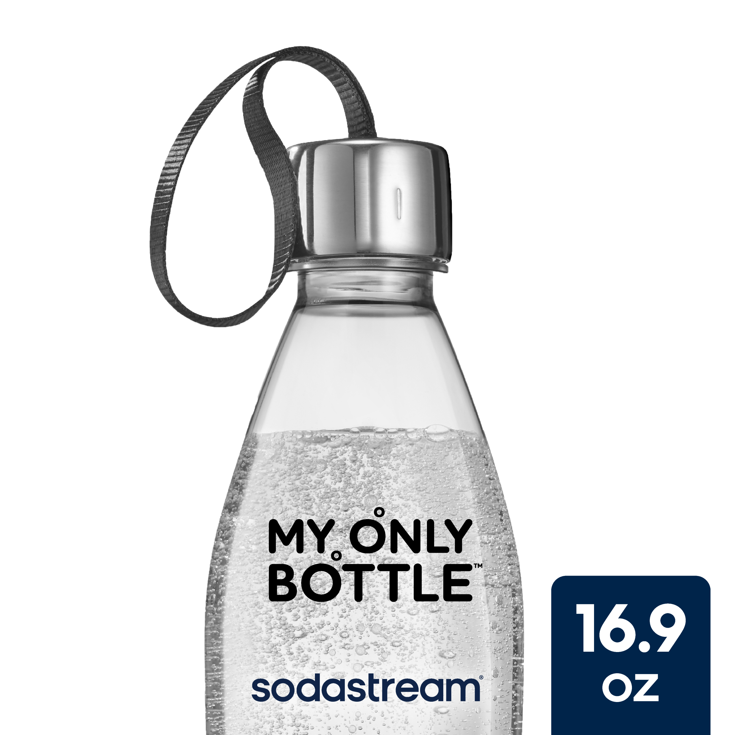 Sodastream My Only Bottle Loop Cap Black 16.9 oz