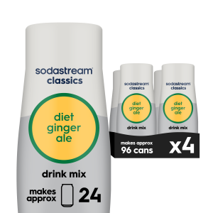 Sodastream Classics Diet Ginger Ale Drink Mix  4 Pack 440ml