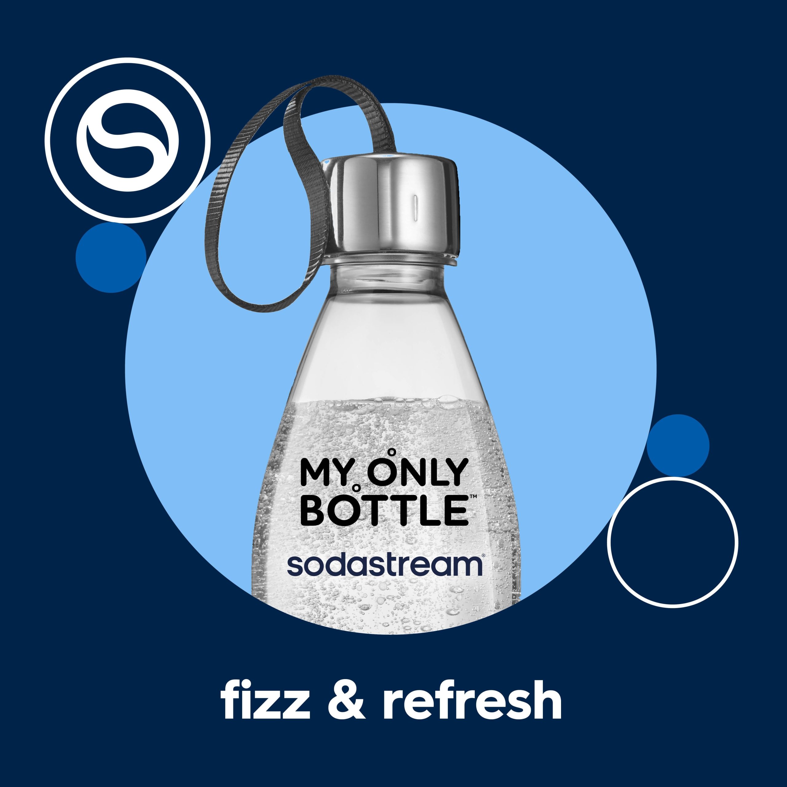 Sodastream My Only Bottle Loop Cap Black 16.9 oz - Image 6