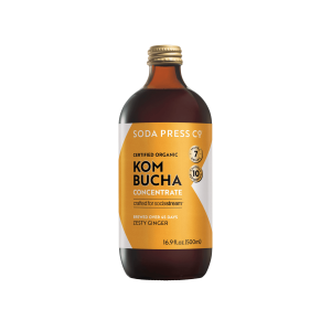 Sodastream Soda Press Co & Ginger Kombucha Organic Soda Mix 500ml